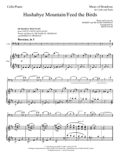Hushabye Mountain / Feed The Birds von Robert Bernard Sherman (Download) 
