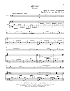 Memory von Andrew Lloyd Webber (Download) 