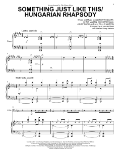 Something Just Like This / Hungarian Rhapsody von The Piano Guys (Download) 
