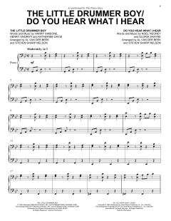 The Little Drummer Boy/Do You Hear What I Hear von The Piano Guys (Download) 