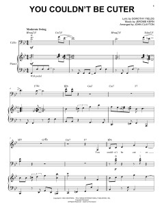 You Couldn't Be Cuter von Jerome Kern (Download) 