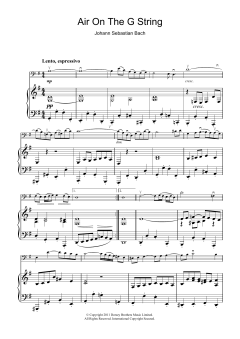Air On The G String von Johann Sebastian Bach (Download) 