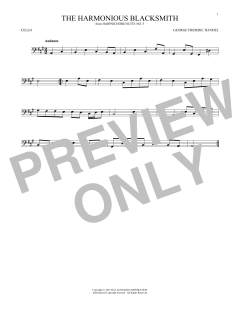 Harmonious Blacksmith von George Frideric Handel (Download) 