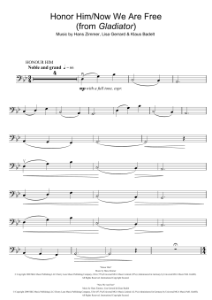 Honor Him/Now We Are Free von Hans Zimmer (Download) 