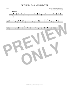 In The Bleak Midwinter von Gustav Holst (Download) 