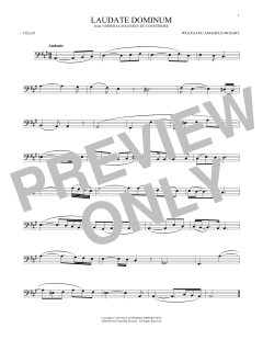 Laudate Dominum von Wolfgang Amadeus Mozart (Download) 