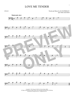 Love Me Tender von Elvis Presley (Download) 