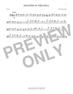 Masters In This Hall von Traditional English (Download) 