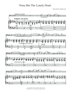 None But The Lonely Heart von Peter Iljitsch Tschaikowsky (Download) 