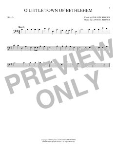 O Little Town Of Bethlehem von Lewis H. Redner (Download) 