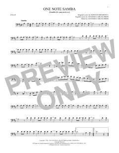 One Note Samba von Antonio Carlos Jobim (Download) 