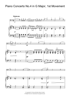 Piano Concerto No.4 In G Major, First Movement von Ludwig van Beethoven (Download) 