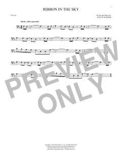 Ribbon In The Sky von Stevie Wonder (Download) 