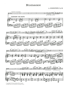 Romance, Op.44 No. 1 von Anton Rubinstein (Download) 