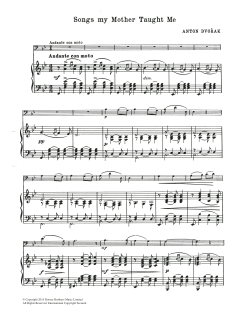 Songs My Mother Taught Me von Antonín Dvořák (Download) 