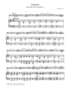 Symphony No.5 von Peter Iljitsch Tschaikowsky (Download) 