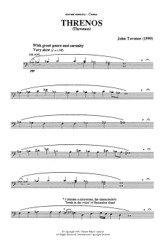 Thrinos von John Tavener (Download) 