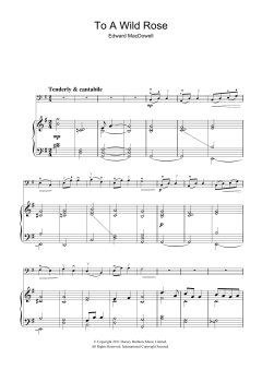 To A Wild Rose von Edward MacDowell (Download) 