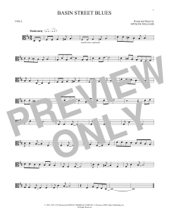 Basin Street Blues von Spencer Williams (Download) 