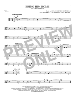 Bring Him Home von Alain Boublil (Download) 