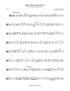 Defying Gravity von Stephen Schwartz (Download) 