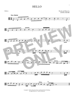 Hello von Lionel Richie (Download) 