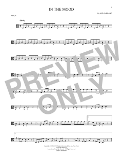 In The Mood von Ernie Field's Orchestra (Download) 