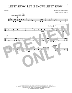 Let It Snow! Let It Snow! Let It Snow! von Jule Styne (Download) 