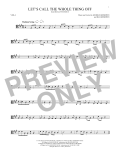 Let's Call The Whole Thing Off von Ira Gershwin (Download) 