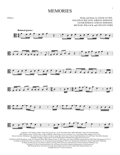 Memories von Maroon 5 (Download) 