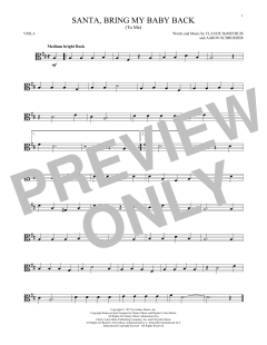 Santa, Bring My Baby Back von Elvis Presley (Download) 