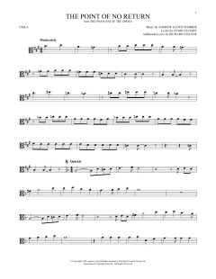 The Point Of No Return von Andrew Lloyd Webber (Download) 