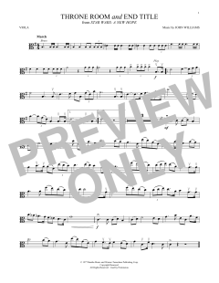 Throne Room and End Title von John Williams (Download) 