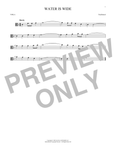 Water Is Wide von Traditional (Download) 