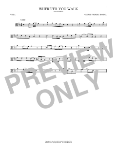 Where E'er You Walk von Georg Friedrich Händel (Download) 