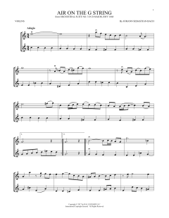 Air von Johann Sebastian Bach (Download) 