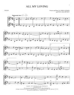 All My Loving von The Beatles (Download) 