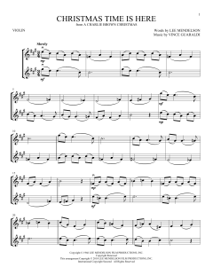 Christmas Time Is Here von Lee Mendelson (Download) 