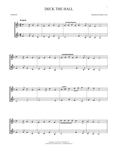 Deck The Hall von Traditional Welsh Carol (Download) 
