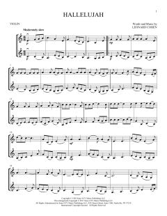 Hallelujah von Leonard Cohen (Download) 