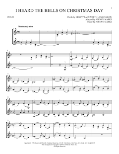 I Heard The Bells On Christmas Day von Johnny Marks (Download) 