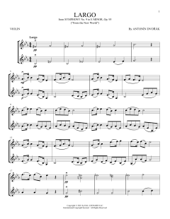 Largo von Antonin Dvorak (Download) 