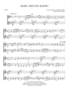 Mary, Did You Know? von Mark Lowry (Download) 
