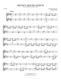 Mickey Mouse March von Jimmie Dodd (Download) 