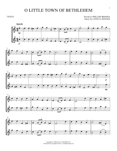 O Little Town Of Bethlehem von Lewis H. Redner (Download) 