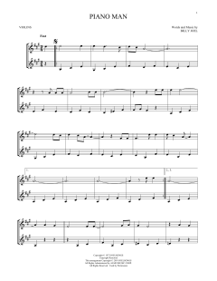 Piano Man von Billy Joel (Download) 
