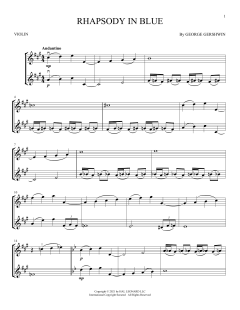 Rhapsody In Blue von George Gershwin (Download) 