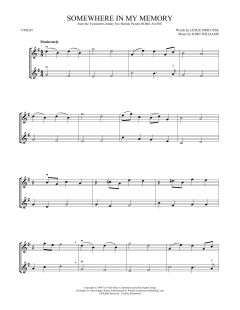 Somewhere In My Memory von John Williams (Download) 