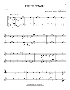 The First Noel von W. Sandys' Christmas Carols (Download) 