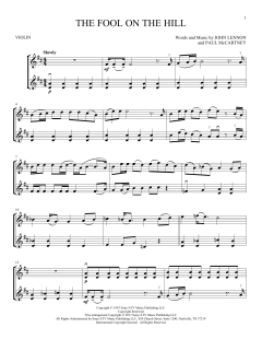 The Fool On The Hill von The Beatles (Download) 